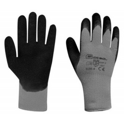 GEBOL-Pracovné rukavice THERMO WINTERGRIP GRAU  č.10